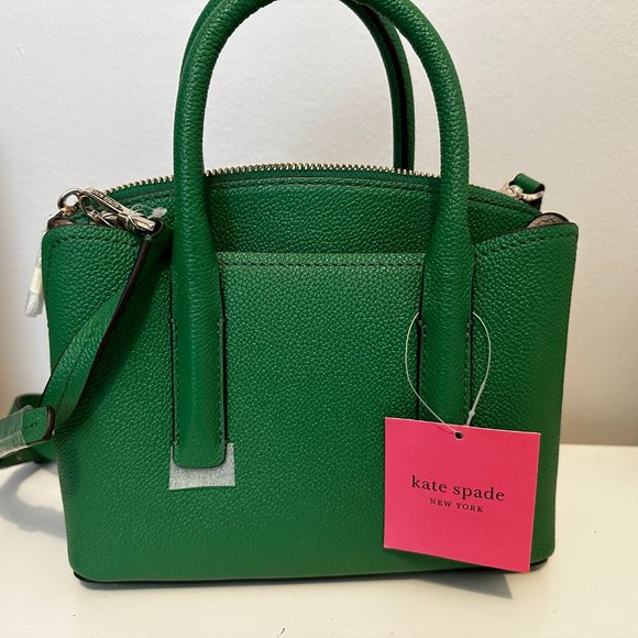 Kate Spade Green purse Margaux mini satchel - Picture 2 of 9